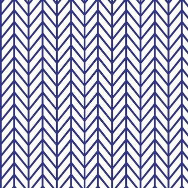 Imagem de Papel De Parede Chevron Azul Escuro E Branco Adesivo Sala