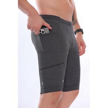 Imagem de Bermuda De Compressão Race Com Bolso Corrida Preto - Element Fit, P 36