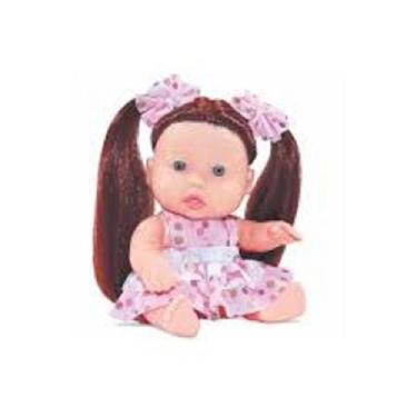 Imagem de Boneca bonequinha coleção pekenekas estilosas, Ruiva