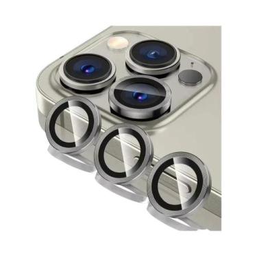 Imagem de Protetor De Lente De Câmera Em Vidro Temperado De Alumínio Para iPhone