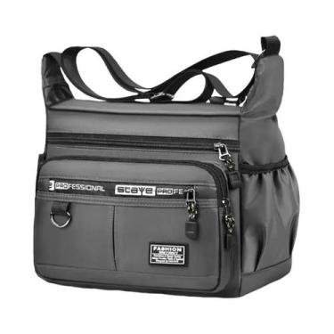 Imagem de Bolsa De Ombro Casual Masculina De Grande Capacidade, Bolsa Mensageira