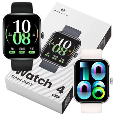 Imagem de Relógio Smartwatch Haylou Watch 4 GPS Integrado Compativel Strava Academia Ciclismo Caminhada-Unissex