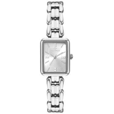 Imagem de Relógio Technos Feminino Ref: 2035nfi/1k Bracelete Retangular Prateado
