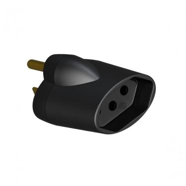 Imagem de Adaptador para Tomada 64122 para Parede Padrão Antigo com Entrada NEMA5-15 e Saída NBR...