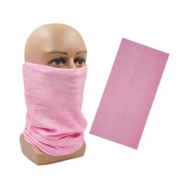 Imagem de Máscara Facial Esportiva Feminina Com Proteção UV, Bandana Gradiente, 