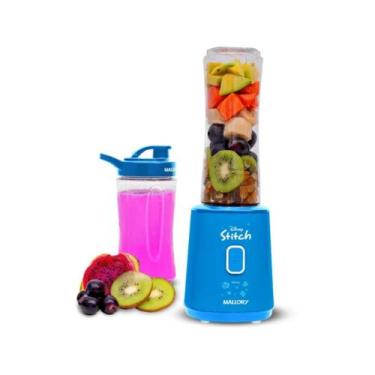 Imagem de Liquidificador individual mallory stitch 300w com 2 copos 600ml e 400m