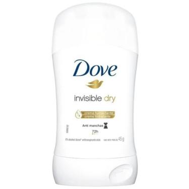 Imagem de Desodorante Antitranspirante Stick Dove Invisible Dry 45g Anti Manchas