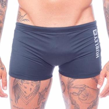 Imagem de Sunga Hurley Boxe Square SM25 Preto, Preto, P