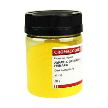 Imagem de Pigmento Artístico Cromacolor 50g 116 Amarelo Orgânico Primário