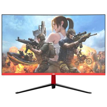 Imagem de Monitor Gamer LED Curvo 24" 1ms 165hz HQ 24GHQ-Black RGB R3000 Freesync HDMI Displ...