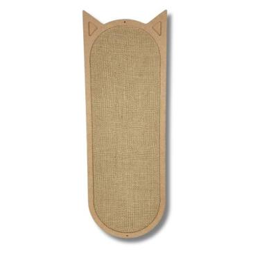 Imagem de Arranhador Para Gatos De Parede Sisal Carpete MDF Gatificação Econômic