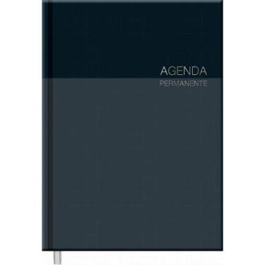 Imagem de Agenda Permanente Preta Executiva 192F.145X205MM PCT.C/04 - Foroni