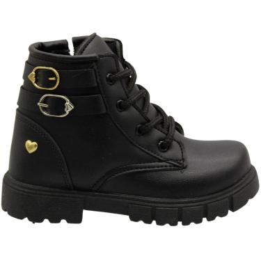 Imagem de Bota Coturno Infantil Grugui Fivelas Baby Menina