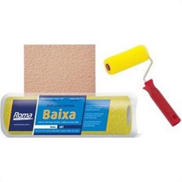 Imagem de Rolo De Espuma Roma Textura 15Cm Com Cabo - 431-15 - PINCEIS ROMA