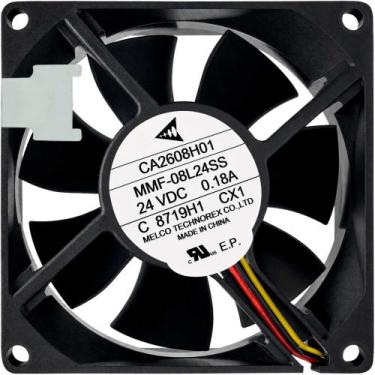 Imagem de Cooler MMF-08L24SS 24V 4.32W 0.18A 3L 3P 80X80X25 C3 - Melco
