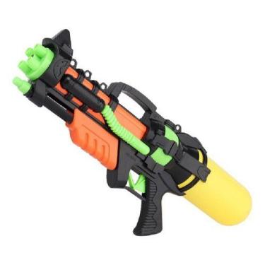 Imagem de Arma De Água 41cm Em Plástico Verão Praia Infantil Revolver - Kadê