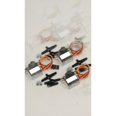 Imagem de Kit 10x Micro Servo Motor Metal Gear 180º - Congratulations Store