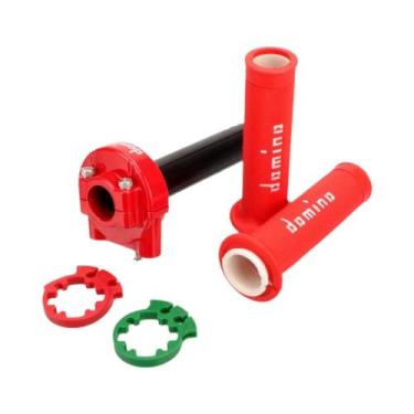 Imagem de Kit De Punho De Acelerador Rotativo Universal Para Motocicleta 7/8" (2
