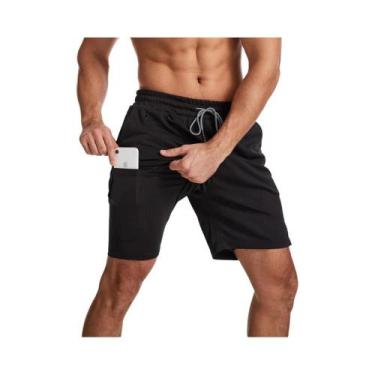 Imagem de Shorts De Corrida Masculinos 2 Em 1 2025: Novidade Para Treino De Acad