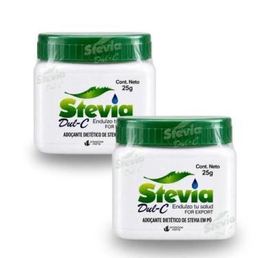 Imagem de Kit 2 Adoçante Stevia Natural Dul C Stevia 25g Natural - Dul-C