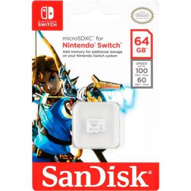 Imagem de Cartão de memória para switch 64gb sandisk