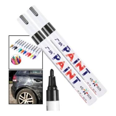 Imagem de Kit 2x Canetas Reparadoras Tira Riscos Carro Moto - Preto - Congratula