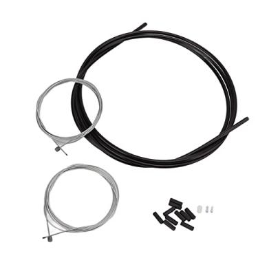 Imagem de Kit de caixa de cabo de mudança de bicicleta, kit de tubo de mudança de bicicleta de alta rigidez universal galvanizado para bicicleta de estrada