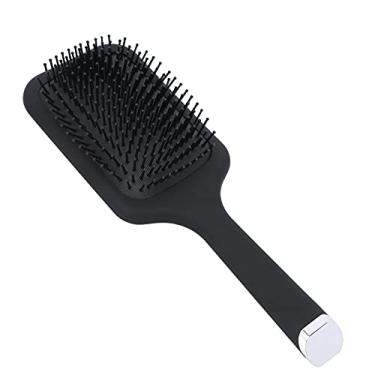 Imagem de Pente de cabelo, pente de escova de cabelo, pente de massagem antiestática antiestática para salão de beleza, viagem para casa (preto)