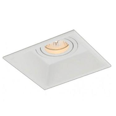 Imagem de Spot Embutir Mini Dicroica Mr11 Quadrado Branco Modular Ns935 Bella