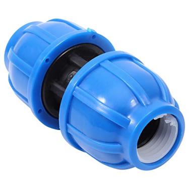 Imagem de Encaixe de mangueira de plástico Quickun,conector de tubo de água reto de 20 mm a 20 mm, conexão rápida push in para conectar o encaixe do tubo de água (5 peças azul)