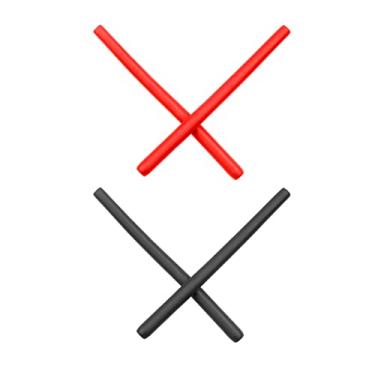 Imagem de Mryok 2 pares de kits de meias de ouvido de substituição para Oakley Tailhook OO4087 - vermelho e preto