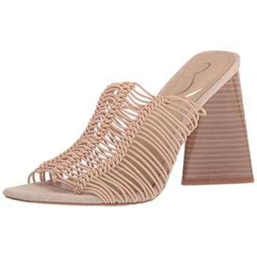 Imagem de Sam Edelman Sandália de salto Laurette feminina, Amêndoa, 9