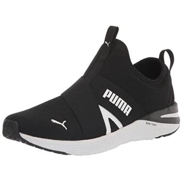 Imagem de PUMA Better Foam Prowl Tênis masculino sem cadarço, Preto/branco, 34