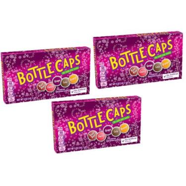 Imagem de Kit 3 Wonka Bottle Caps - Balas Sabor Refrigerante 141,7G - Nestlé