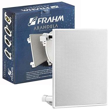 Imagem de Caixa de Som Arandela Quadrada Frahm Coaxial 40W RMS 8 Ohms CX 6 Polegadas Tweeter Piezo Elétrico 196x196mm - 31557