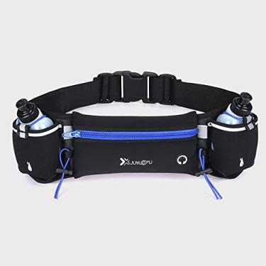 Imagem de Tingpai Bolsa de cintu Cinto de corrida com gar fas de água Bolsa de telefone à prova d'água pa ginástica espo va