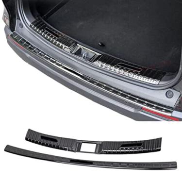 Imagem de Serve para Jeep Renegade 2015-2020 Aço Inoxidável Exterior e Interior Porta Traseira Placa Scuff Tampa Para-Choque Bar Sill Trim - Prata