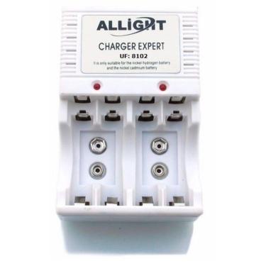 Imagem de Carregador P/Pilhas Aa/aaa Bateria 9v Recarregáveis Bivolt