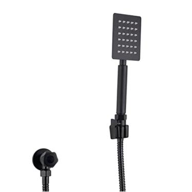 Imagem de Ducha Higienica Preto Fosco Inox 304 com Registro Redondo de ABS