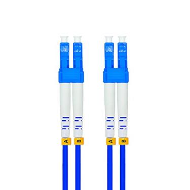 Imagem de Jeirdus 200M LC para LC interior blindado 4 fios 9/125 SM cabo de fibra óptica jumper cabo de patch óptico único 200 metros LC-LC