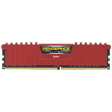 Imagem de Corsair Vengeance LPX 4GB (1 x 4GB) DDR4 DRAM 2400MHz (PC4-19200) C16 Memory Kit, Red