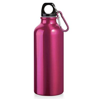 Imagem de Garrafa Squeeze Sport 500 ml com Mosquetão TopGet (Rosa)