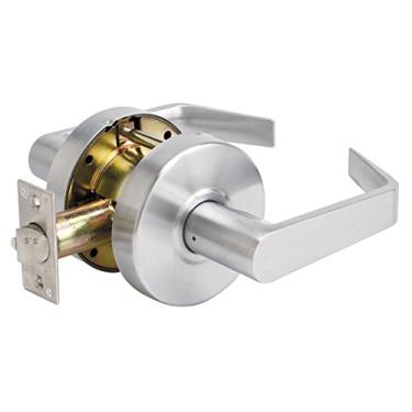 Imagem de Master Lock SLCHPG26D estilo alavanca resistente, trava de porta de passagem comercial grau 2, cromo escovado/cromado