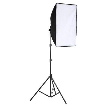 Imagem de Kit 1 Softbox 50X70 Tudoprafoto Bivolt + Tripé
