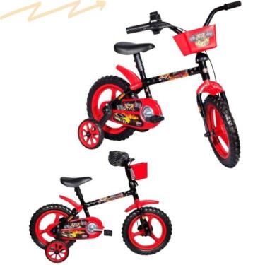 Imagem de Bicicleta Infantil Aro 12 Com Rodinhas Hot Styll Menino - Styll Baby