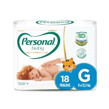 Imagem de Personal Fralda Baby Premium Protection Grande, 18 unidades