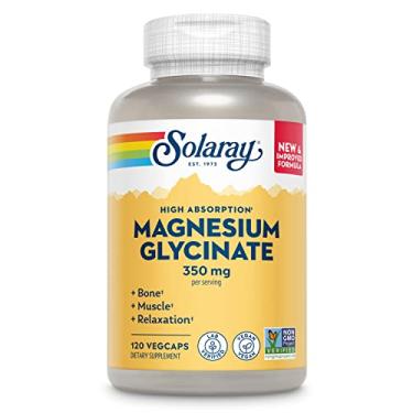 Imagem de Glicinato de Magnésio 350 mg Solaray 120 VCaps