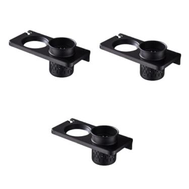 Imagem de Zerodeko 3 Pçs Preto Escova De Dentes Do Banheiro Porta Escova De Dentes Titular Pasta De Dentes - Suporte De Escova De Dentes Montado Titular De Armazenamento De Escova De Dentes Rack De