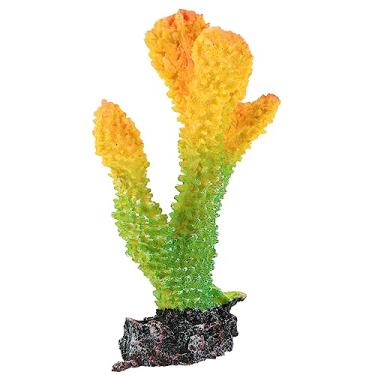 Imagem de FRCOLOR 4 Peças Enfeites De Aquário Decoração De Tanque De Peixes Peixinho Dourado Estatueta De Recife De Coral Betta Acessórios De Tanque De Peixes Tanques De Peixes Plantas