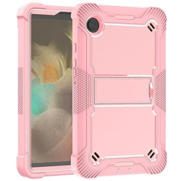 Imagem de Capa para tablet Case Compatible with Samsung Galaxy Tab A9 2023 SM-X110/X115/X117 8.7inch Duty High Impact Resistant Rugged Hybrid Shockproof Rugged Protective Case w Built-in Stand (Size : Rose Gol